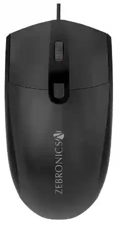  ZEBRONICS Zeb-Velocity Type C Optical Mouse with High Precision,4 Buttons and Type C Interface